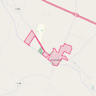 Map of Frankfort