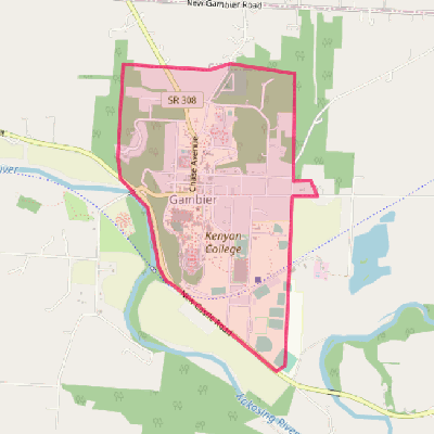 Map of Gambier