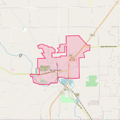 Map of Germantown