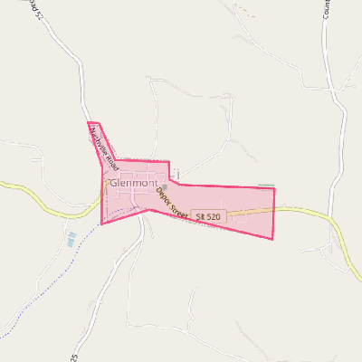 Map of Glenmont