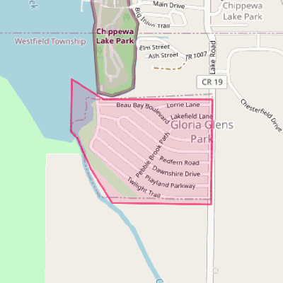 Map of Gloria Glens Park