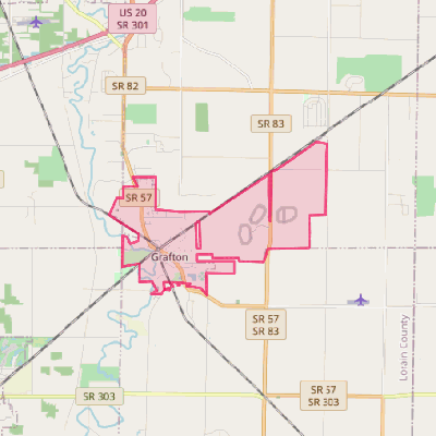 Map of Grafton