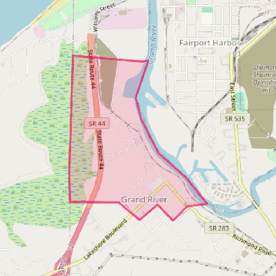 Map of Grand River