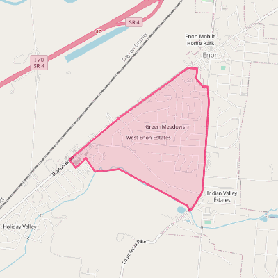 Map of Green Meadows