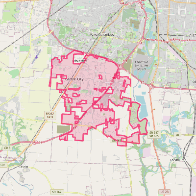 Map of Grove City