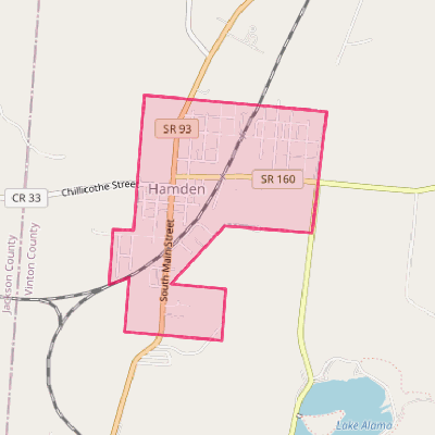 Map of Hamden