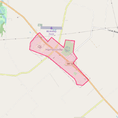 Map of Hamersville