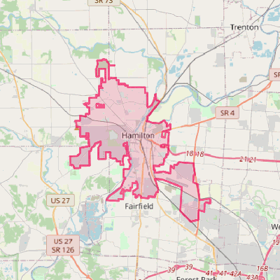 Map of Hamilton