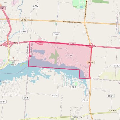 Map of Harbor Hills