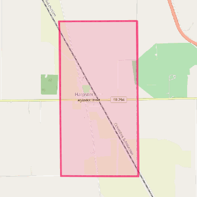 Map of Harpster