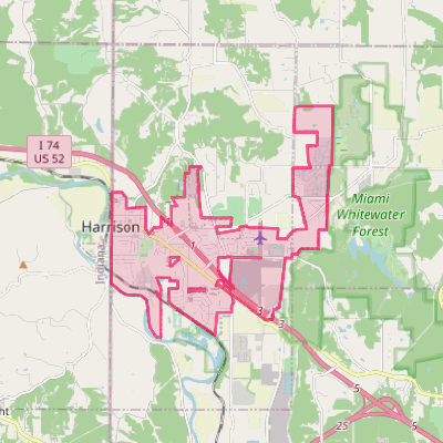 Map of Harrison