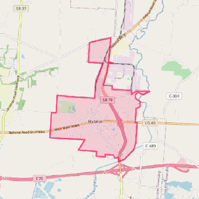 Map of Hebron