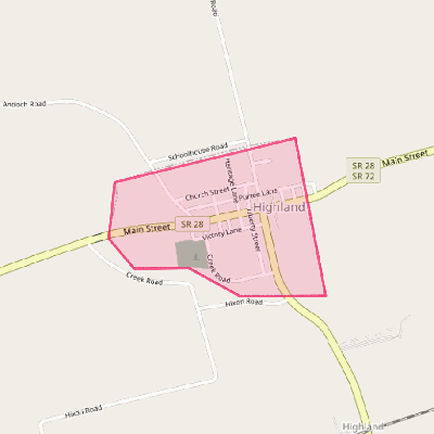 Map of Highland