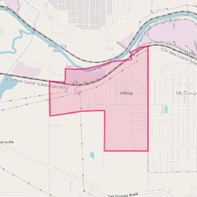 Map of Hilltop