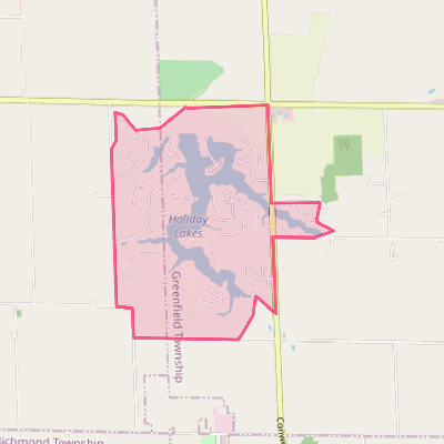 Map of Holiday Lakes