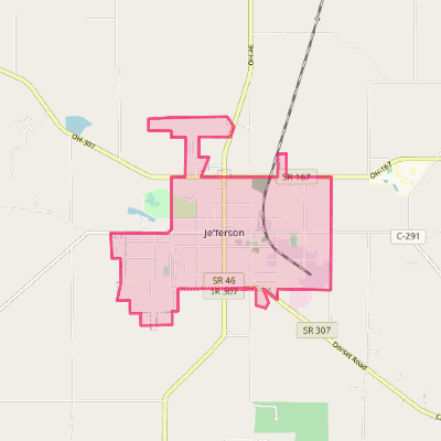 Map of Jefferson
