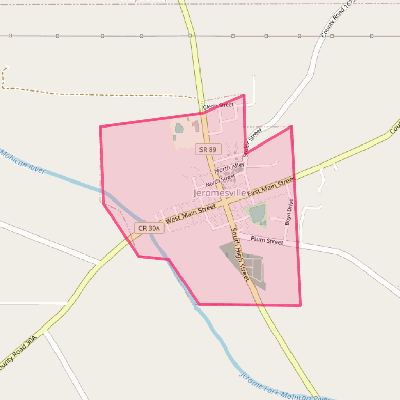Map of Jeromesville