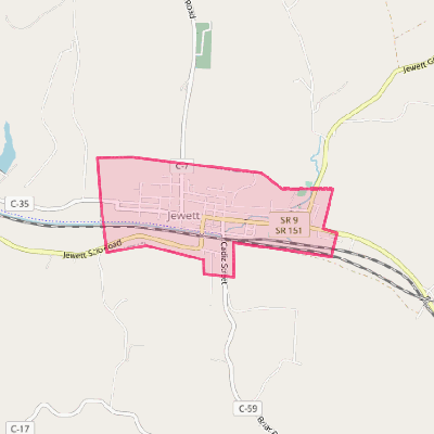 Map of Jewett