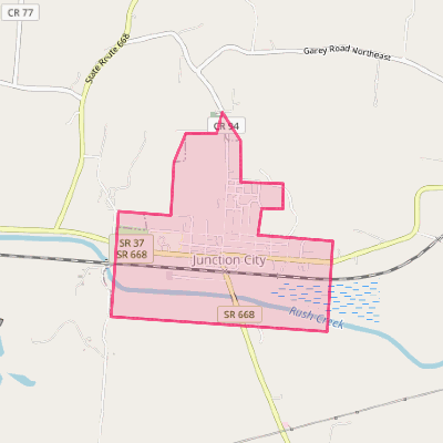 Map of Junction City