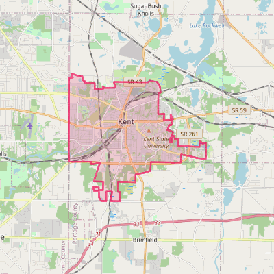 Map of Kent