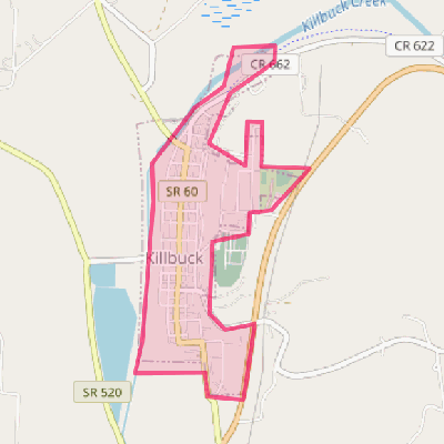 Map of Killbuck