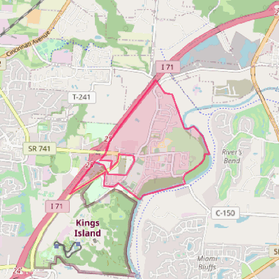 Map of Kings Mills