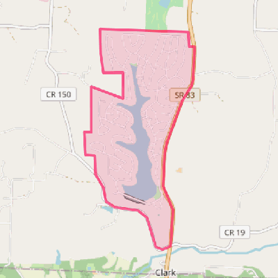 Map of Lake Buckhorn