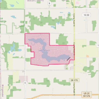 Map of Lake Seneca