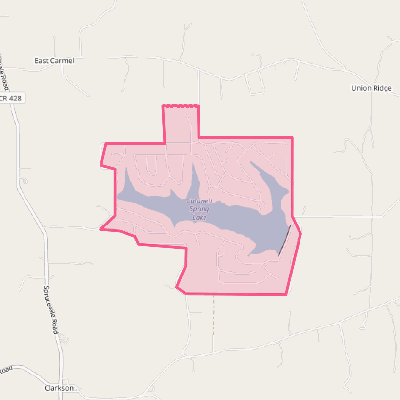 Map of Lake Tomahawk