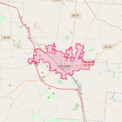 Map of Lancaster