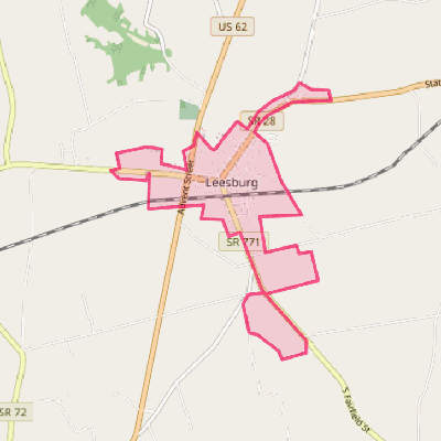 Map of Leesburg