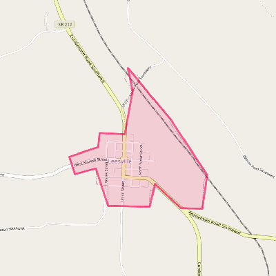 Map of Leesville