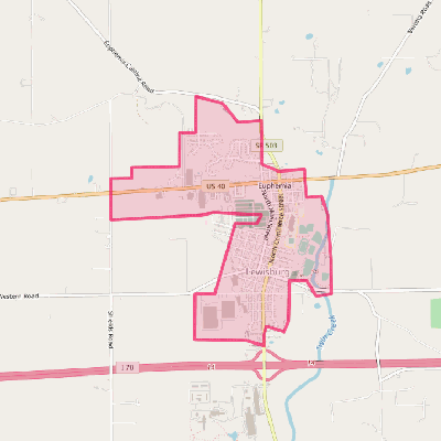 Map of Lewisburg