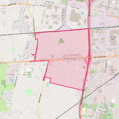 Map of Lincoln Village