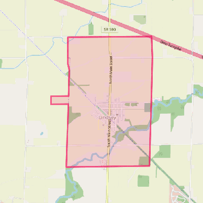 Map of Lindsey