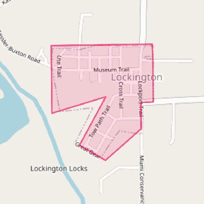 Map of Lockington