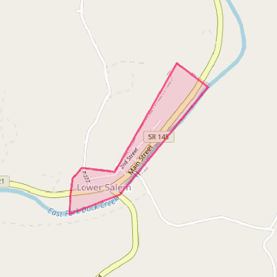 Map of Lower Salem