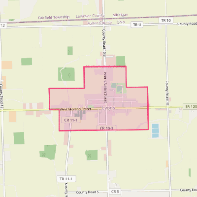 Map of Lyons