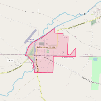 Map of Magnolia