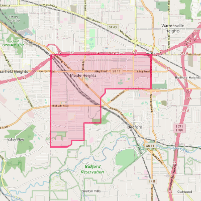 Map of Maple Heights