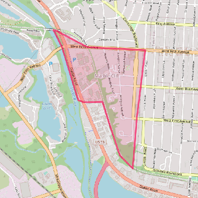 Map of Marble Cliff