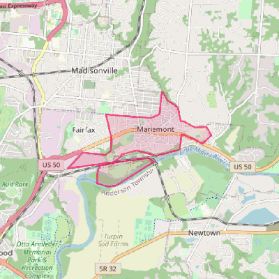 Map of Mariemont