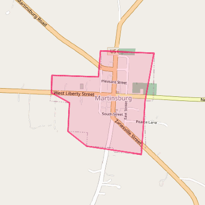 Map of Martinsburg