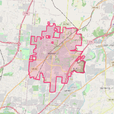 Map of Mason