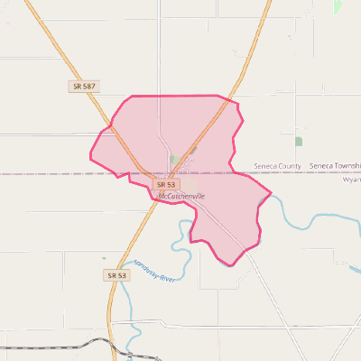 Map of McCutchenville