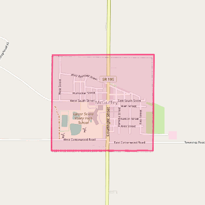 Map of McGuffey