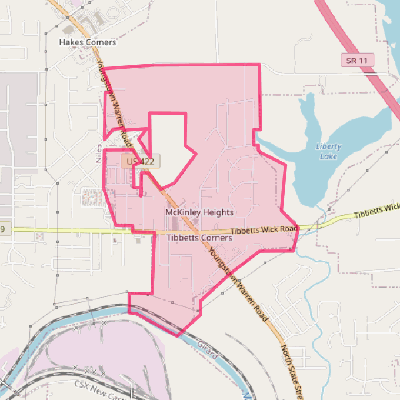 Map of McKinley Heights