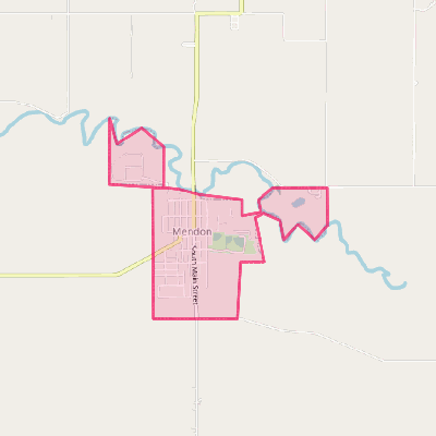 Map of Mendon