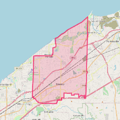 Map of Mentor