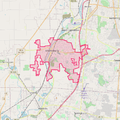 Map of Miamisburg